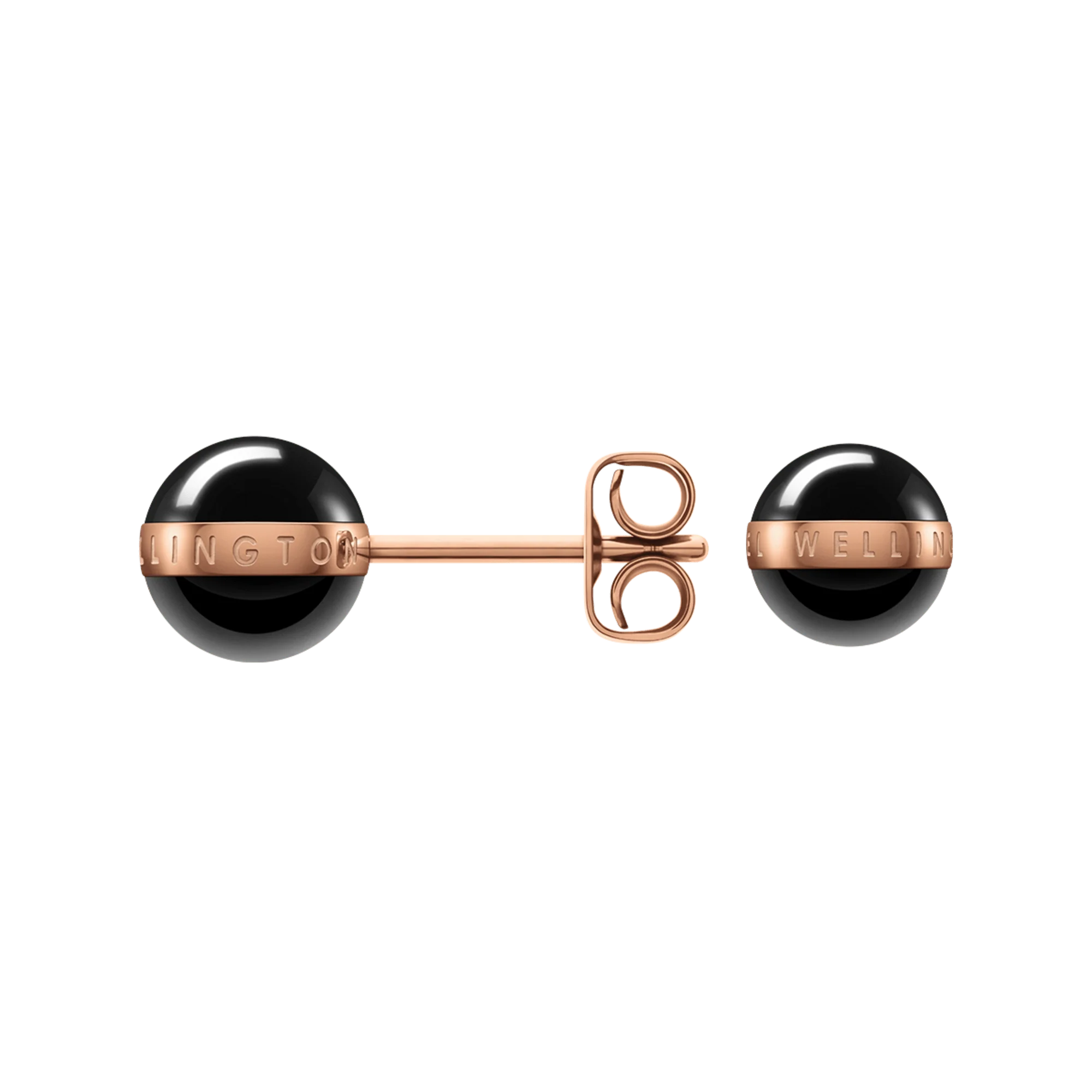 Aspiration Earrings Rose Gold Black - Image 3
