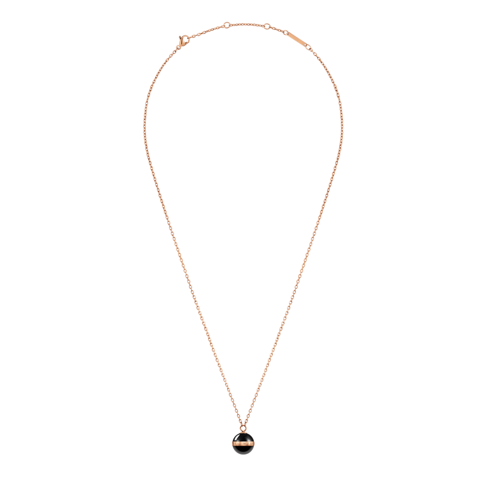 Aspiration Necklace Rose Gold Black - Image 3