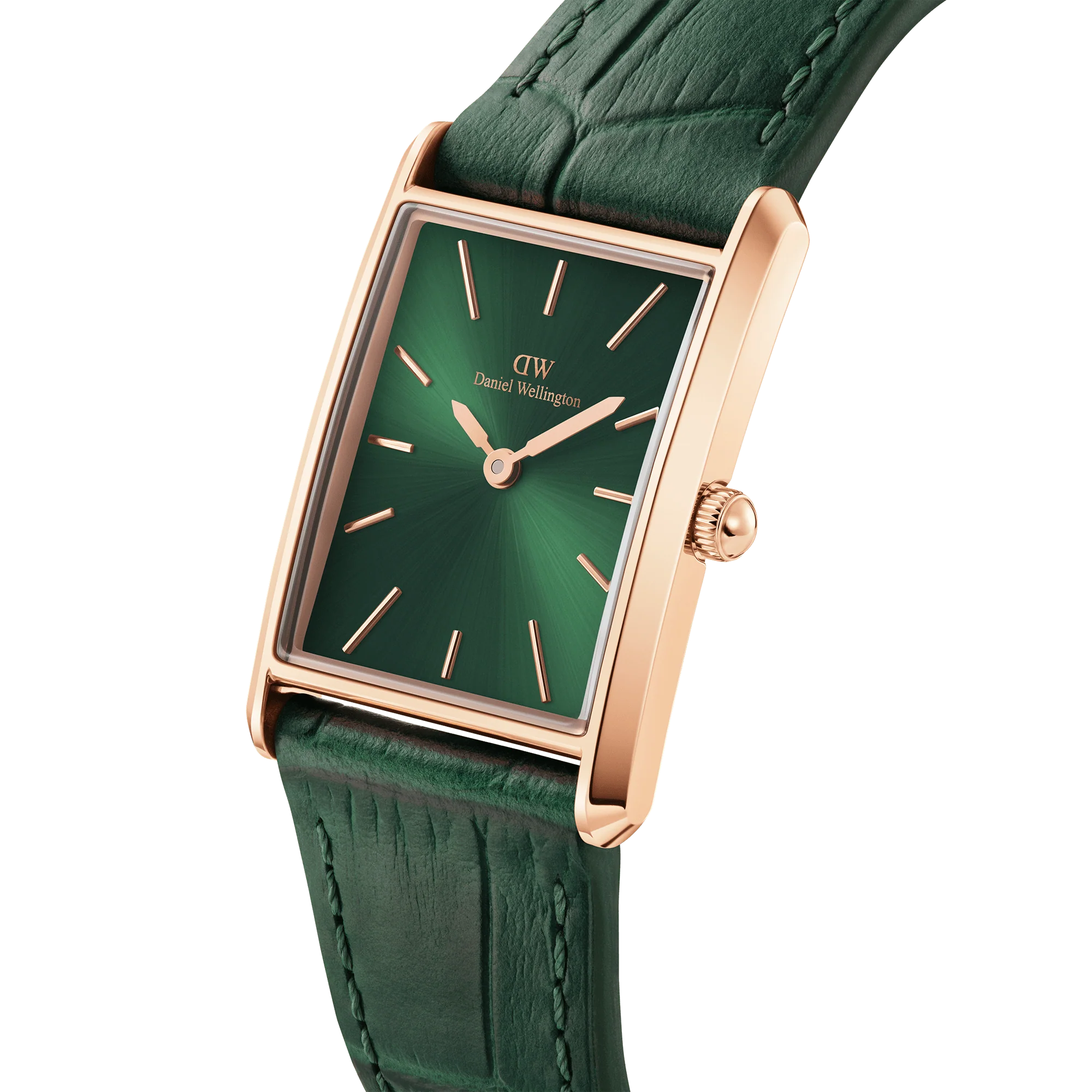Bound Crocodile Emerald Sunray Rose Gold - Image 3