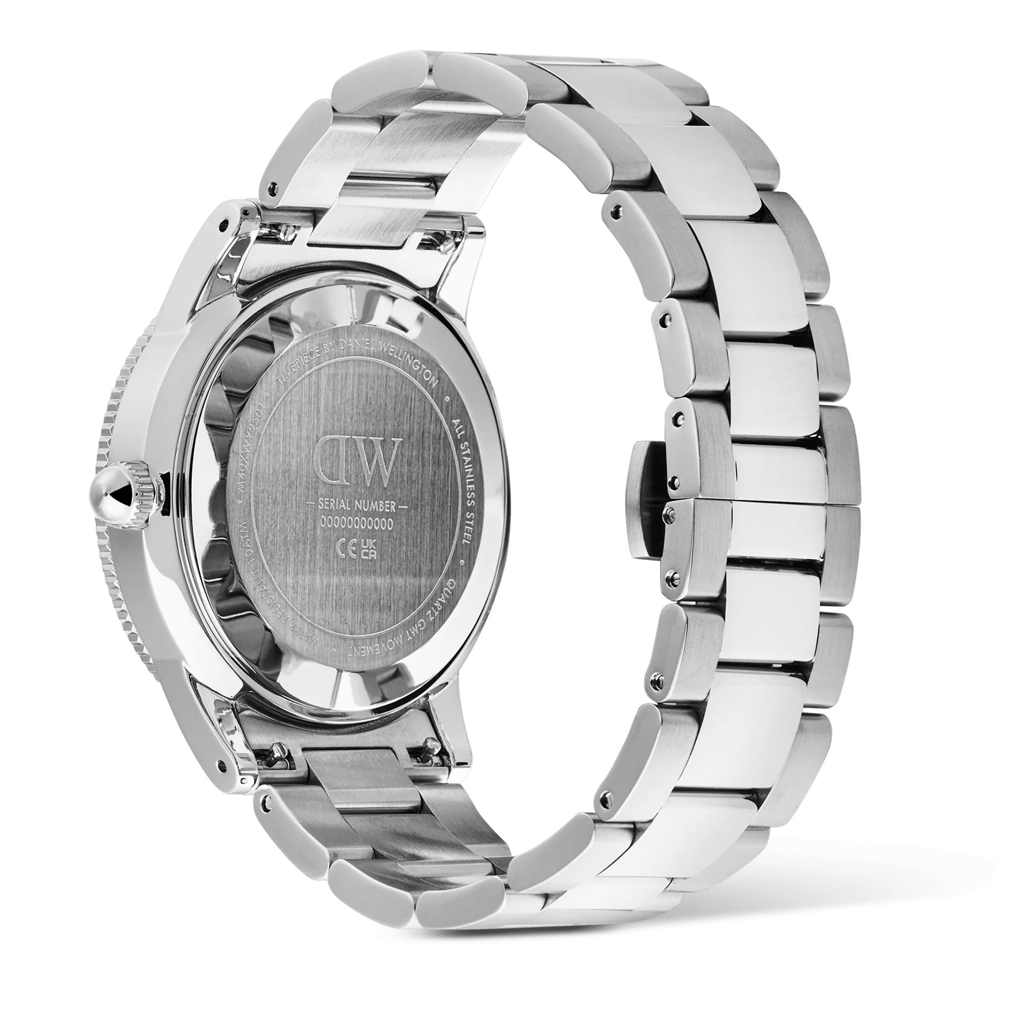 Iconic GMT Link Brushed Bezel Silver - Image 4