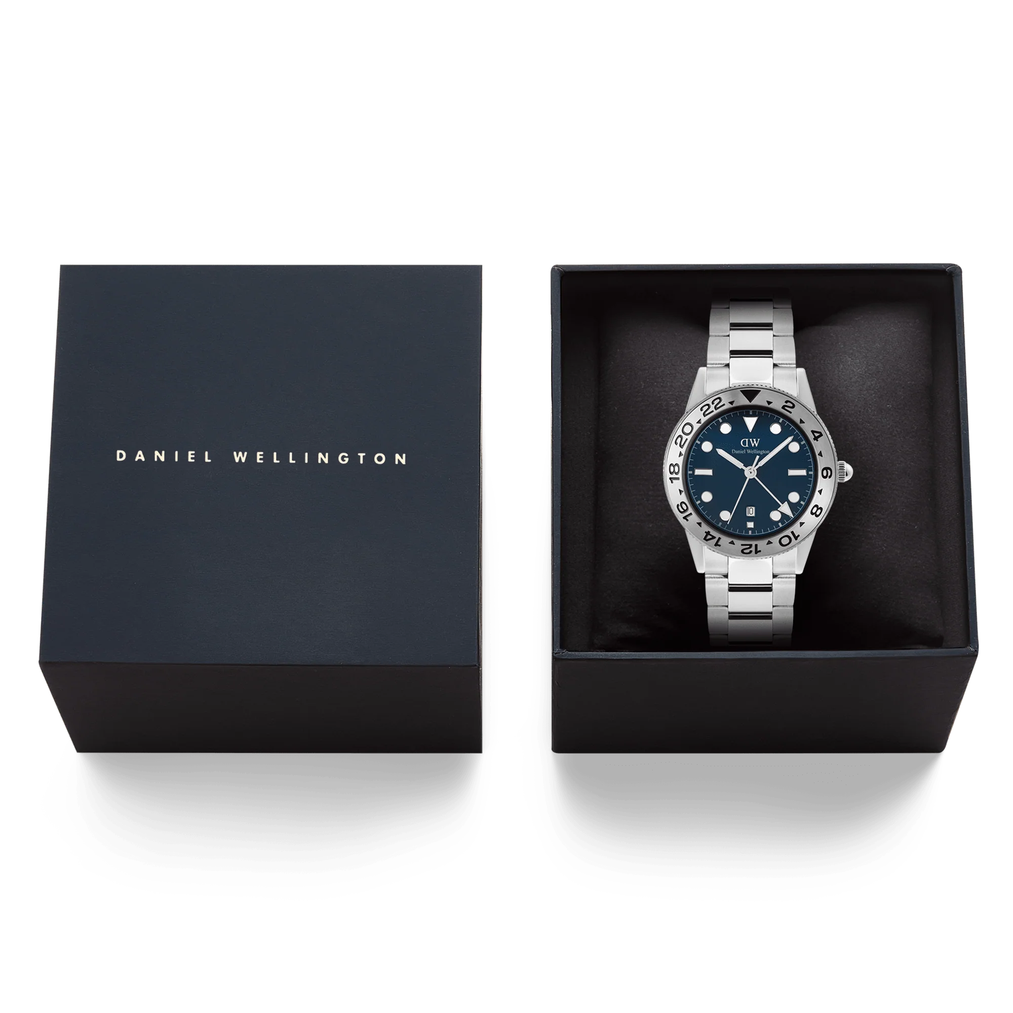 Iconic GMT Link Brushed Bezel Silver - Image 6