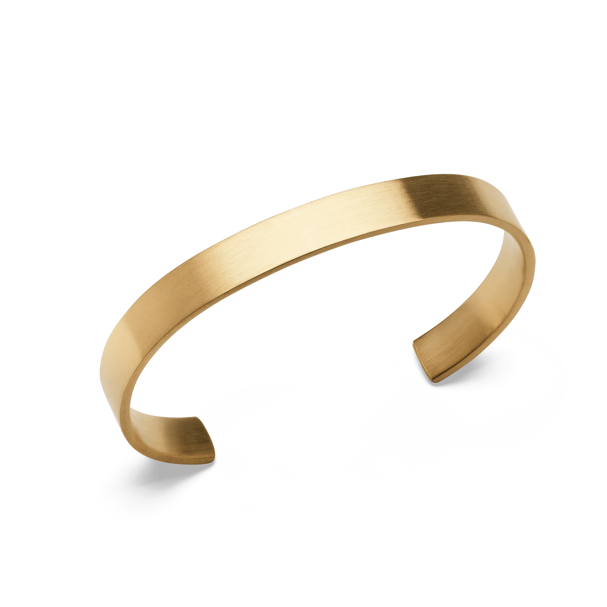 Line Cuff Brushed Gold - Image 3