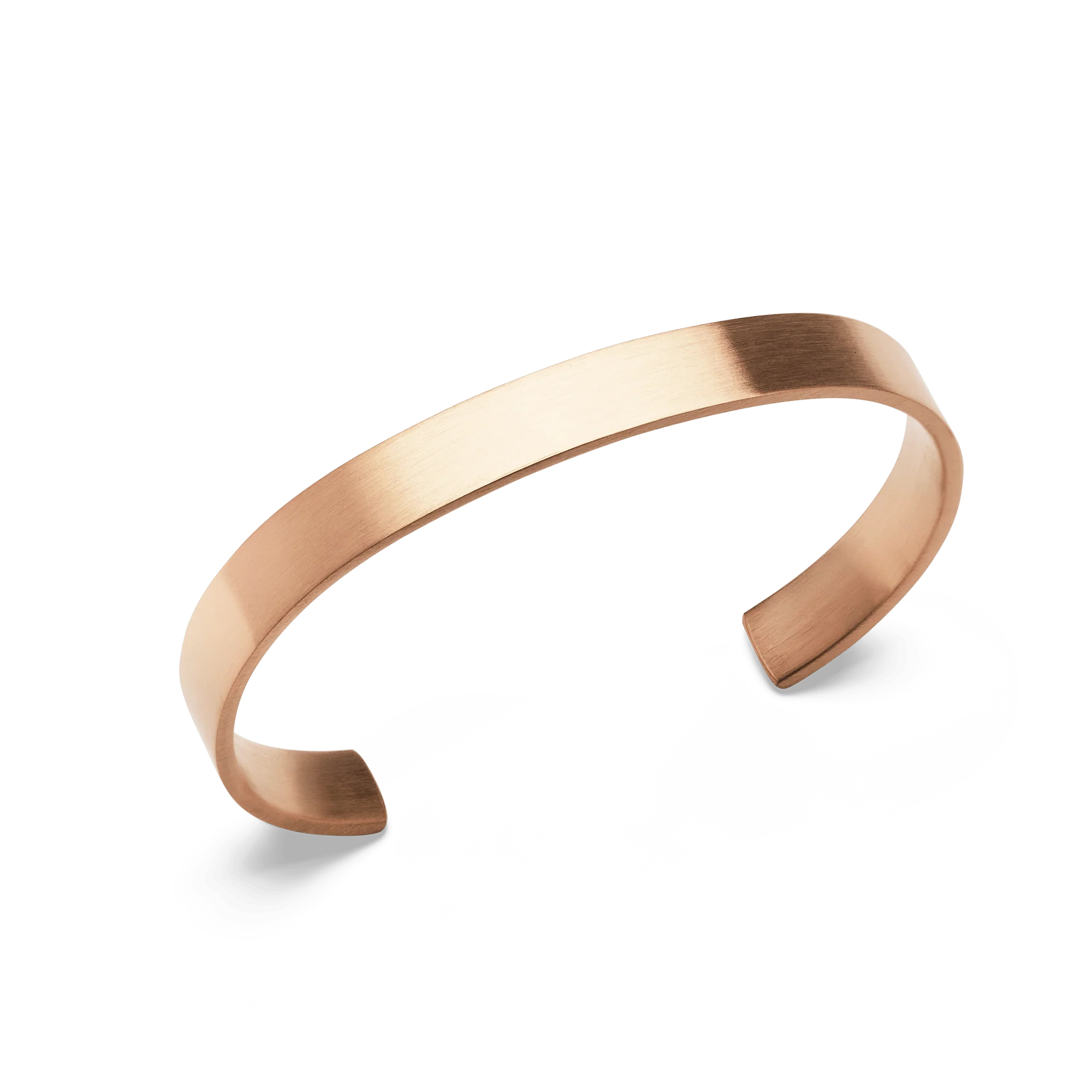 Line Cuff Brushed Rose Gold - Image 3