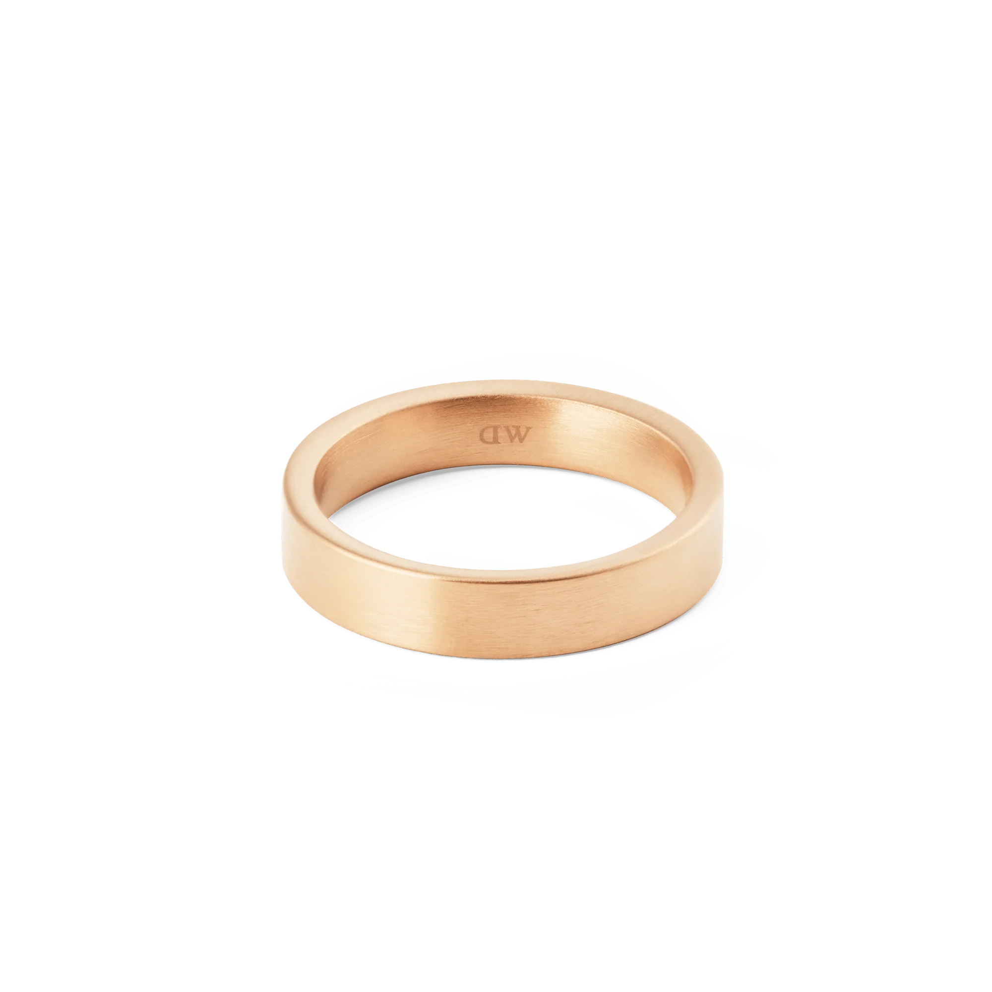 Line Ring Brushed Rose Gold 4.5mm - Image 4