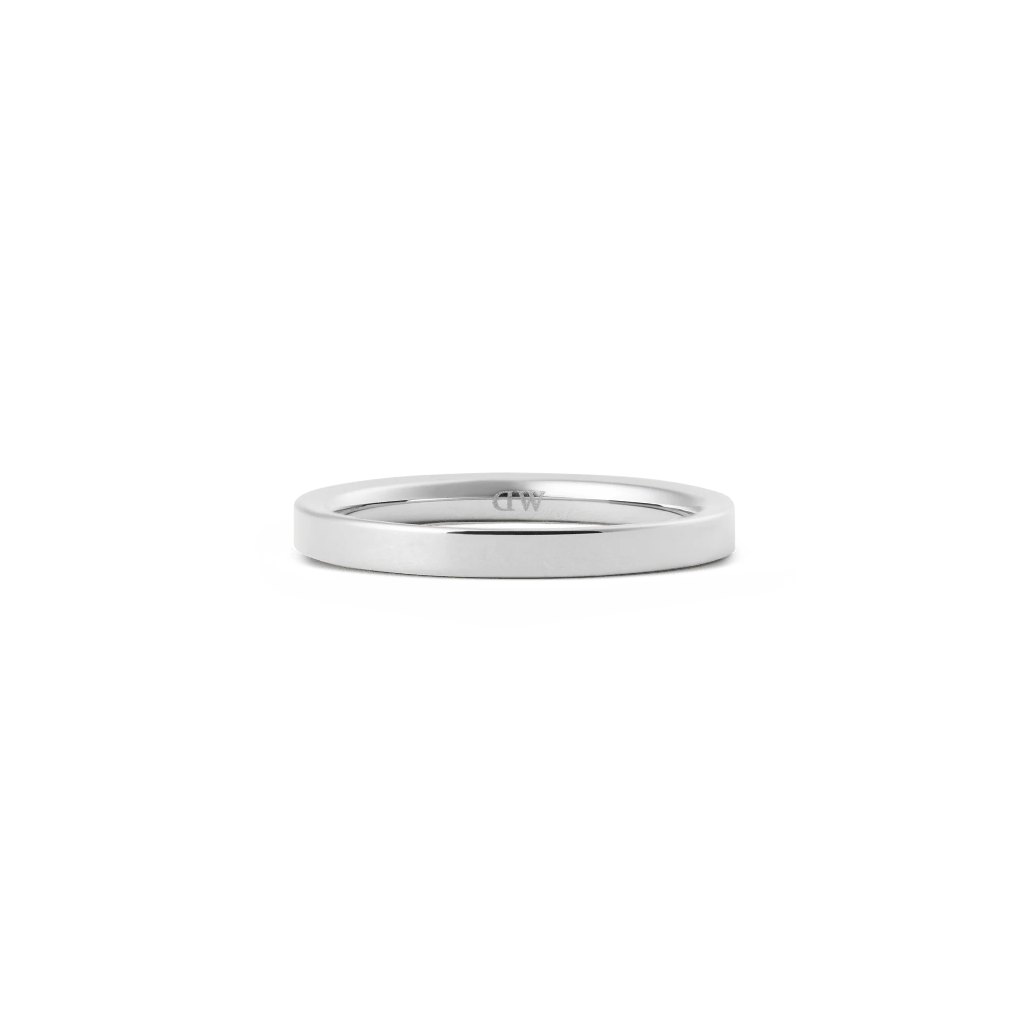 Line Ring Polished Silver 2.5mm - Image 3