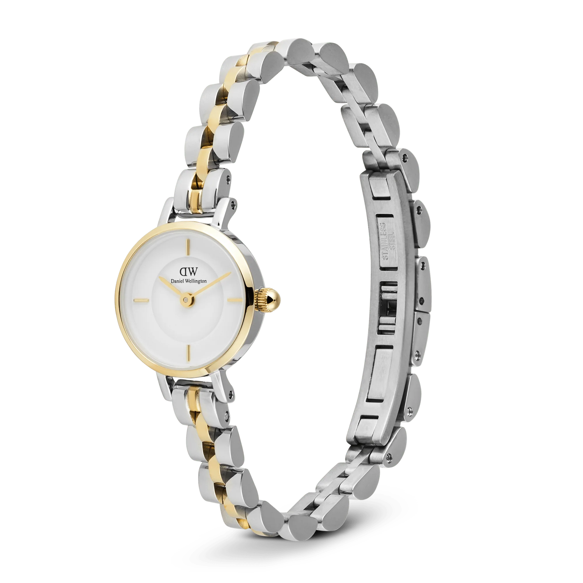 Petite Mini Arch 3-Link Two Tone Gold - Image 4