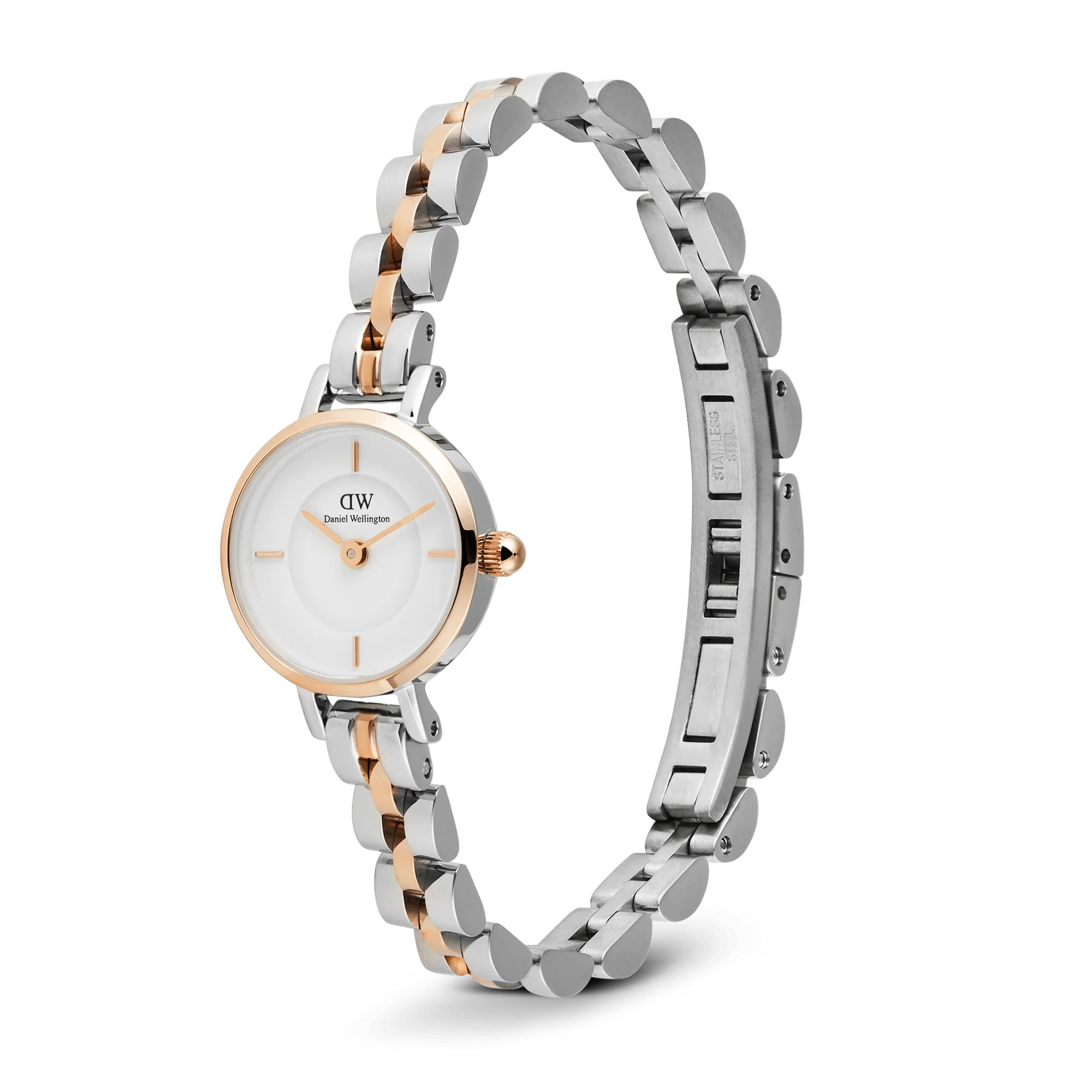 Petite Mini Arch 3-Link Two Tone Rose Gold - Image 4